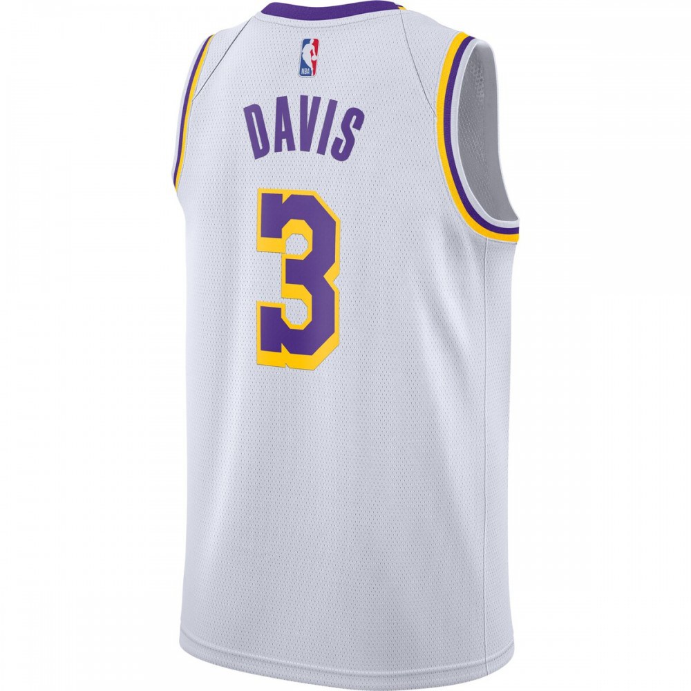 Anthony Davis Los Angeles Lakers 2020/21 Swingman Jersey - White - Association Edition-Pro Kit Vault | Brand New 26/27 Sports Jerseys